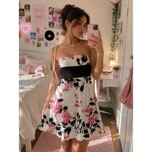 Speechless Y2K Coquette Dress Women Black Pink Coquette Artsy A Line MM14